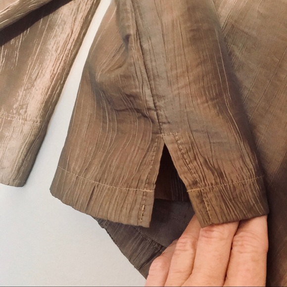 Vintage Painted Pony Elegant Metallic Gold Jacket - Picture 8 of 8